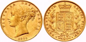 Australia 1 Sovereign 1878 S
KM# 6; Gold (.917), AUNC.