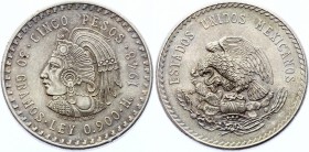 Mexico 5 Pesos 1948
KM# 465; Silver; UNC with Nice Toning!