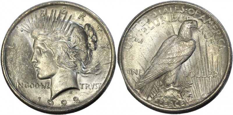 United States Peace Dollar 1923
КМ# 150; Silver 26,72g.; UNC; Mint luster