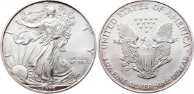 United States 1 Dollar 1997
KM# 273; Silver; "American Silver Eagle" (Bullion Coin)