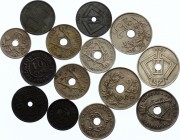 Belgium Lot of 14 Coins
Various Dates & Denominations; VF-XF