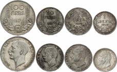 Bulgaria Lot of 4 Coins 1912 - 1937
Silver; Various Dates & Denominations