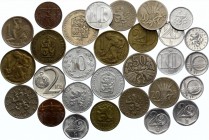 Czechoslovakia & Czech Republic Lot of 29 Coins
Various Dates & Denominations; VF-AUNC