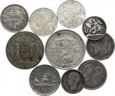 Europe Lot of 10 Silver Coins 1867 - 1972
Silver; Various Countries, Dates & Denomonations
