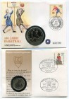 Germany & Great Britain Lot of 4 FDC's & Coin Set 1967 - 1991
Various Dates, Denominations & Motives
