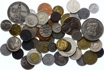 World Lot of 118 Coins & Medals 20th Century
Various Countries Dates & Denomonations; With Silver; F-UNC