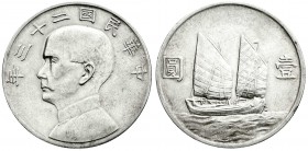 CHINA und Südostasien
China
Republik, 1912-1949
Dollar (Yuan) Jahr 23 = 1934. vorzüglich