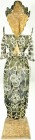 CHINA und Südostasien
China
Varia
Geldgott auf Holzsockel gefertigt aus über 150 Cashmünzen der Qing-Dynastie. Höhe 40 cm.
Holzgesicht gebrochen...
