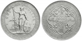 CHINA und Südostasien
Grossbritannien
Tradedollars
Tradedollar 1899 B. sehr schön