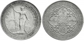 CHINA und Südostasien
Grossbritannien
Tradedollars
Tradedollar 1911 B. sehr schön/vorzüglich