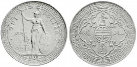 CHINA und Südostasien
Grossbritannien
Tradedollars
Tradedollar 1912 B. sehr schön, kl. Randfehler