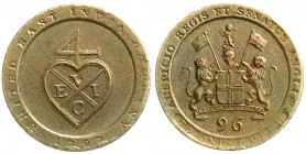CHINA und Südostasien
Indien-Britisch
Madras
1/96 Rupie 1797. vorzüglich, kl. Stempelfehler