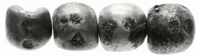CHINA und Südostasien
Thailand
Rama IV. (Phra Chom Klao "Mongkut"), 1851-1868
4 X "Pot duang" Silberkugelgeld, Baht mit Stempeln "Chakra" und "Mong...