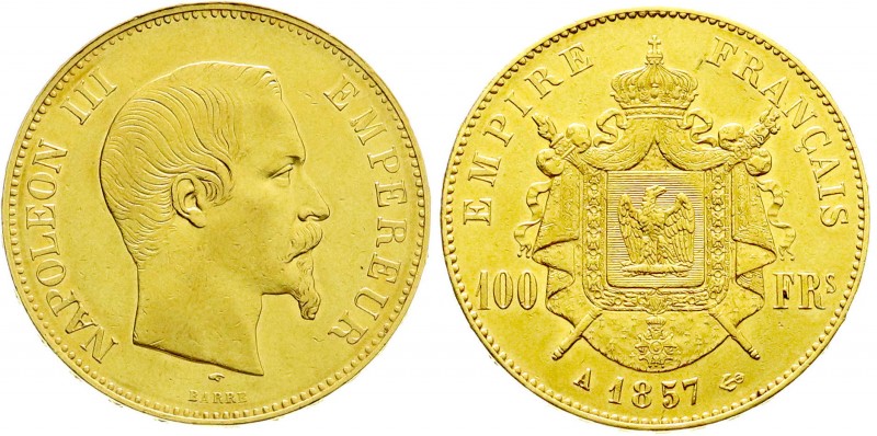 Ausländische Goldmünzen und -medaillen
Frankreich
Napoleon III., 1852-1870
10...