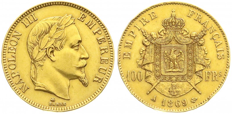 Ausländische Goldmünzen und -medaillen
Frankreich
Napoleon III., 1852-1870
10...