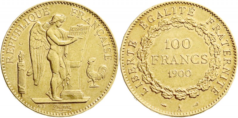 Ausländische Goldmünzen und -medaillen
Frankreich
Dritte Republik, 1871-1940
...