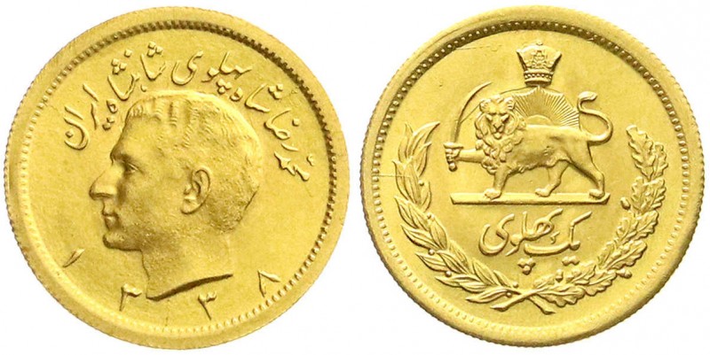 Ausländische Goldmünzen und -medaillen
Iran
Mohammed Reza Pahlavi, 1941-1979
...