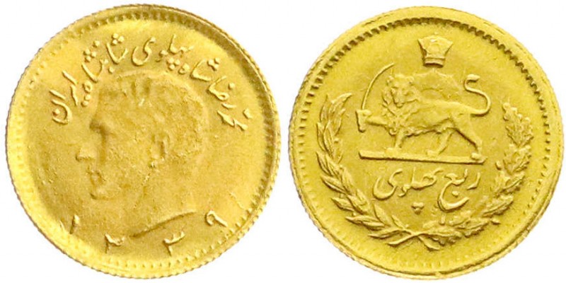 Ausländische Goldmünzen und -medaillen
Iran
Mohammed Reza Pahlavi, 1941-1979
...