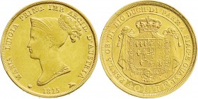 Ausländische Goldmünzen und -medaillen
Italien-Parma
Maria Luigia, 1815-1847
40 Lire 1815. 12,90 g. 900/1000.
vorzüglich