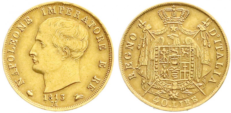 Ausländische Goldmünzen und -medaillen
Italien-unter Napoleon
Napoleon I., 180...