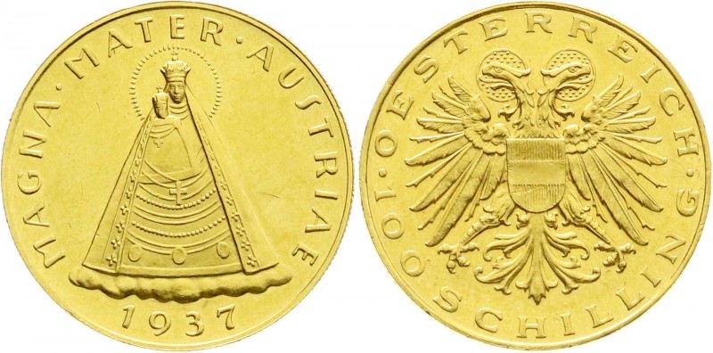 Gold der Habsburger Erblande und Österreichs
Republik Österreich
1. Republik, ...