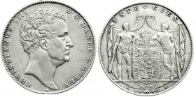 Ausländische Münzen und Medaillen
Dänemark
Christian VIII., 1839-1848
Speciesdaler 1845 V.S., Kopenhagen. sehr schön, Randfehler