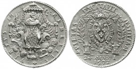 Ausländische Münzen und Medaillen
Frankreich
Karl IX., 1559-1574
Silbergußmedaille 1572, von Alexander Olivier (1554-1607). Auf das Bartholomäus-Ma...
