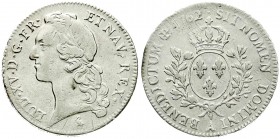 Ausländische Münzen und Medaillen
Frankreich
Ludwig XV., 1715-1774
Ecu 1762 A, Paris. sehr schön, Randfehler