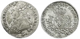 Ausländische Münzen und Medaillen
Frankreich
Ludwig XVI., 1774-1793
1/5 Ecu 1786 R, Orleans. vorzüglich, kl. Schrötlingsfehler, min. justiert