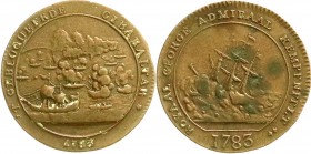 Ausländische Münzen und Medaillen
Gibraltar
George III. von Großbritannien, 1760-1820
Kupfermedaille 1783. Blockade von Gibraltar. 33 mm.
sehr sch...