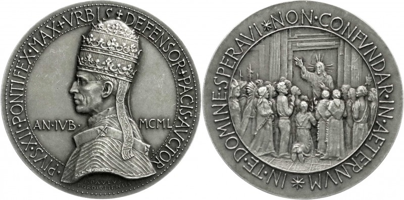 Ausländische Münzen und Medaillen
Italien-Kirchenstaat
Pius XII., 1939-1958
S...