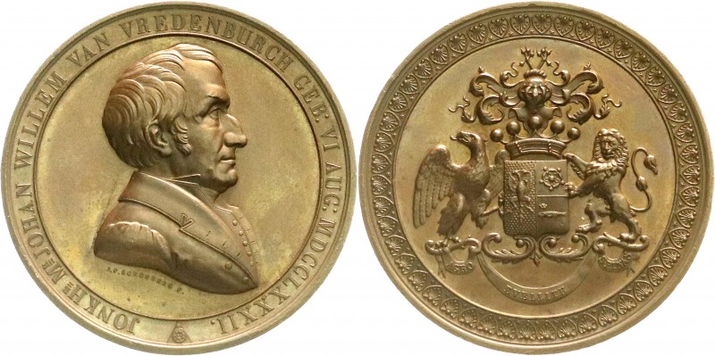 Ausländische Münzen und Medaillen
Niederlande
Willem I., 1815-1840
Bronzemeda...