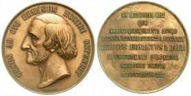Ausländische Münzen und Medaillen
Russland
Alexander II., 1855-1881
Novodel der Bronzemedaille 1864 von I. Chukmasov. Dem Akademiker C.E. Baer zur ...