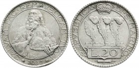 Ausländische Münzen und Medaillen
San Marino
20 Lire 1932 R. sehr schön/vorzüglich, Randfehler