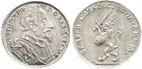 Ausländische Münzen und Medaillen
Schweden
Gustav II. Adolf, 1611-1632
Silbermedaille o.J.(um 1710), von den Schülern des Arvid Karlsteen. Brb. r./...