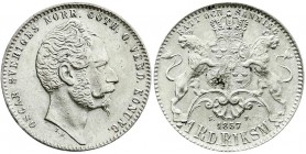 Ausländische Münzen und Medaillen
Schweden
Oskar I., 1844-1859
Rigsdaler Riksmynt 1857. gutes vorzüglich