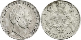 Ausländische Münzen und Medaillen
Schweden
Oskar I., 1844-1859
Rigsdaler Riksmynt 1857. sehr schön