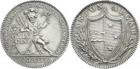 Ausländische Münzen und Medaillen
Schweiz-Aargau, Kanton
20 Batzen 1809. vorzüglich/Stempelglanz, feine Tönung, min. berieben