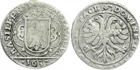 Ausländische Münzen und Medaillen
Schweiz-Basel, Kanton
Dicken 1633. fast sehr schön