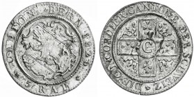 Ausländische Münzen und Medaillen
Schweiz-Bern
Halbbatzen (5 Rappen) 1826 Rs. mit Perlkreis. Rs. starker Doppelschlag
vorzüglich/Stempelglanz, Schr...