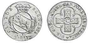 Ausländische Münzen und Medaillen
Schweiz-Bern
2 1/2 Batzen 1826 Wertangabe BATZ.
fast Stempelglanz