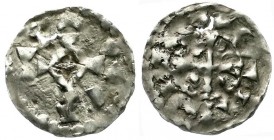 Ausländische Münzen und Medaillen
Schweiz-Waadt, Kanton
Rudolf III., 993-1032, König von Burgund
Pfennig o.J.(993/1032), Orbe/Tabernis. Verballhorn...