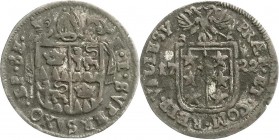 Ausländische Münzen und Medaillen
Schweiz-Wallis, Bistum Sitten
Franz Joseph Supersaxo, 1701-1734
Batzen 1722. fast sehr schön, etwas Belag