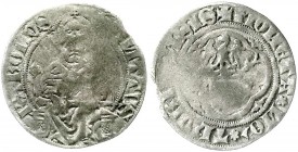 Ausländische Münzen und Medaillen
Schweiz-Zürich, Stadt
Plappart o.J.(1419). Karl der Große/Adler über Wappen.
schön, sehr selten