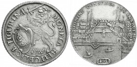 Ausländische Münzen und Medaillen
Schweiz-Zürich, Stadt
Taler 1761, Stadtansicht.
vorzüglich