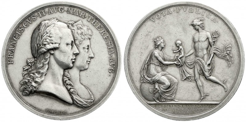 Römisch Deutsches Reich
Haus Habsburg
Franz II.(I.), 1792-1835
Silbermedaille...