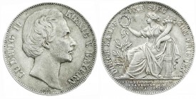 Altdeutsche Münzen und Medaillen
Bayern
Ludwig II., 1864-1886
Siegestaler 1871. sehr schön, Kratzer, kl. Randfehler