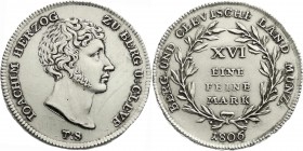Altdeutsche Münzen und Medaillen
Berg, Herzogtum
Joachim, 1806-1808
Reichstaler 1806. gutes vorzüglich