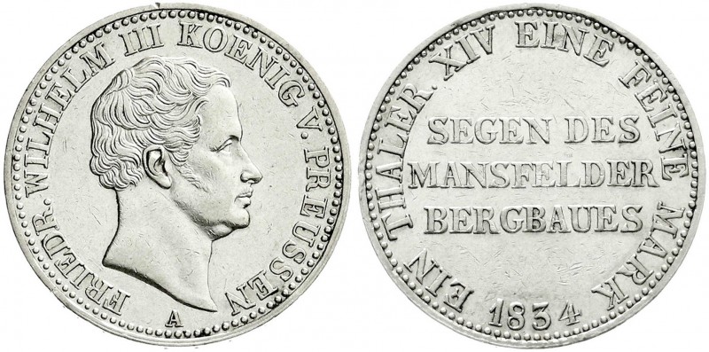 Altdeutsche Münzen und Medaillen
Brandenburg-Preußen
Friedrich Wilhelm III., 1...