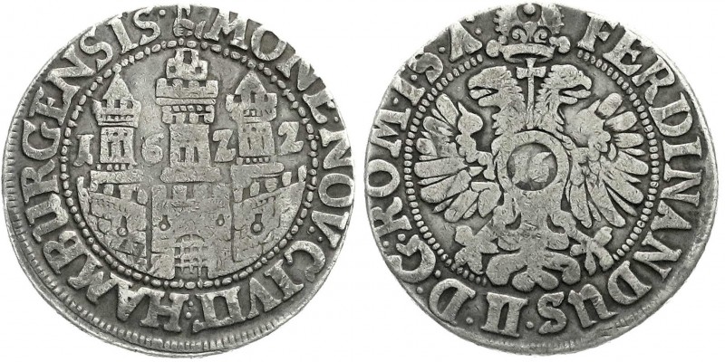 Altdeutsche Münzen und Medaillen
Hamburg-Stadt
1/2 Taler 1622 mit Titel Ferd. ...